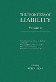 Cover of: Frontiers of Liability: Volume 2 (Frontiers of Liability)