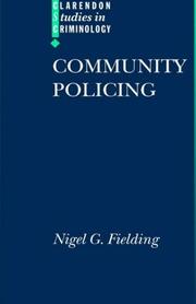 Cover of: Community policing