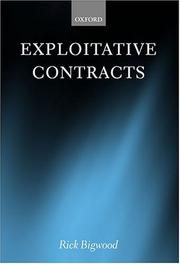 Cover of: Exploitative contracts