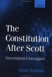 Cover of: The constitution after Scott: government unwrapped