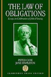 Cover of: The Law of Obligations: Essays in Celebration of John Fleming