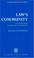 Cover of: Law's Community
