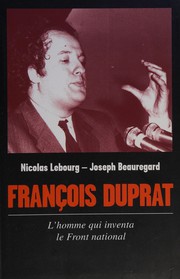 François Duprat by Nicolas Lebourg
