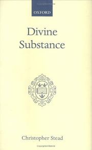 Divine substance by Christopher Stead