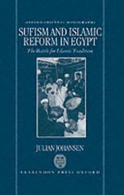 Sufism and Islamic reform in Egypt by Julian Johansen