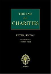 Cover of: The Law of Charities