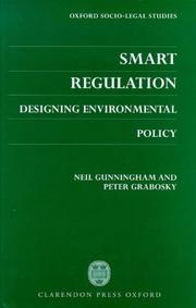 Cover of: Smart regulation by Neil Gunningham