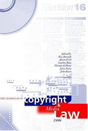 Cover of: Yearbook of Copyright and Media Law: 1999 Volume IV (Yearbook of Copyright and Media Law)