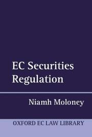 Cover of: EC securities regulation by Niamh Moloney