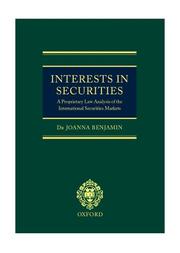Cover of: Interests in Securities | Joanna Benjamin