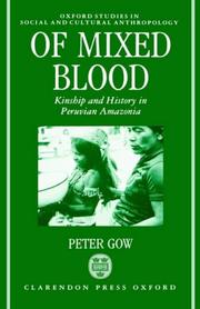 Of mixed blood by Peter Gow