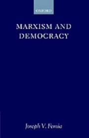 Cover of: Marxism and democracy