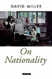 Cover of: On nationality