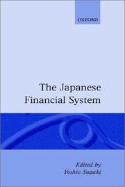 Cover of: The Japanese Financial System by Yoshio Suzuki
