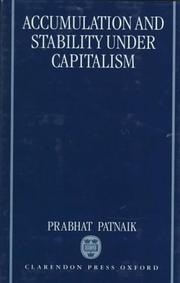 Cover of: Accumulation and stability under capitalism