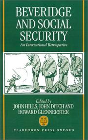 Cover of: Beveridge and Social Security: An International Retrospective