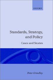 Cover of: Standards, strategy, and policy by Peter Grindley