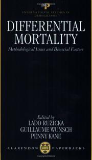 Cover of: Differential Mortality: Methodological Issues and Biosocial Factors (International Studies in Demography)