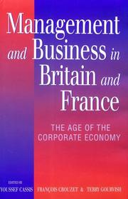 Cover of: Management and Business in Britain and France by 