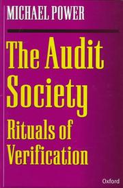 Cover of: The audit society: rituals of verification