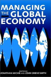 Cover of: Managing the global economy