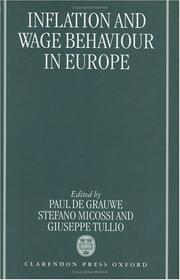Cover of: Inflation and wage behaviour in Europe