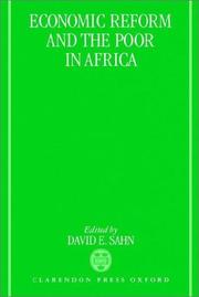 Cover of: Economic reform and the poor in Africa | 