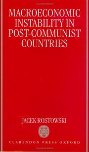 Cover of: Macroeconomic instability in post-communist countries