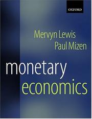 Cover of: Monetary economics