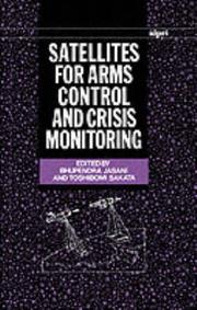 Cover of: Satellites for arms control and crisis monitoring