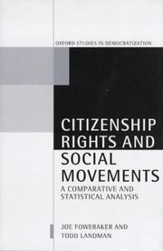 Cover of: Citizenship rights and social movements: a comparative and statistical analysis