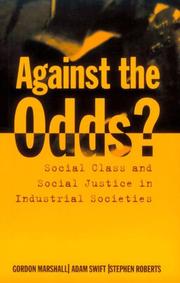 Cover of: Against the odds? by Gordon Marshall