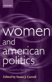 Cover of: Women and American Politics by Susan J. Carroll