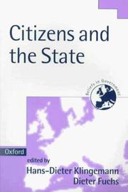 Cover of: Citizens and the State (Beliefs in Government, Vol 1)