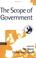 Cover of: The Scope of Government (Beliefs in Government , Vol 3)