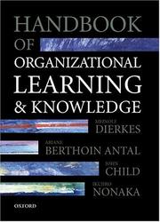 Cover of: Handbook of Organizational Learning and Knowledge | 