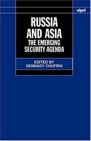 Cover of: Russia and Asia: the emerging security agenda