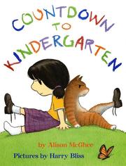 Countdown to Kindergarten by Alison McGhee