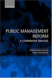 Cover of: Public Management Reform by Christopher Pollitt, Geert Bouckaert