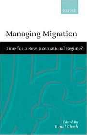 Cover of: Managing Migration: Time for a New International Regime?