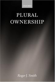Cover of: Plural Ownership by Roger J. Smith
