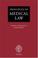 Cover of: Principles of Medical Law