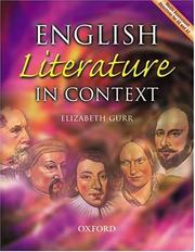 Cover of: English Literature in Context