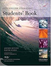 Cover of: AQA English GCSE Specification B by Jackie Bivens, Tony Farrell, David Stone