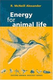 Cover of: Energy for Animal Life (Oxford Animal Biology Series) by R. McNeill Alexander