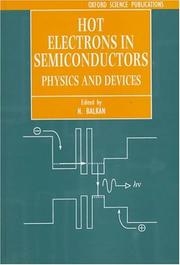 Cover of: Hot electrons in semiconductors by edited by N. Balkan.