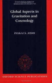 Cover of: Global Aspects in Gravitation and Cosmology (International Series of Monographs on Physics, No 87)