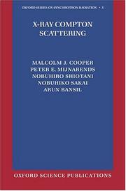 X-ray Compton scattering by Malcolm Cooper