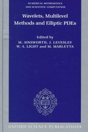 Cover of: Wavelets, multilevel methods, and elliptic PDEs