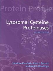 Cover of: Lysosomal cysteine proteases